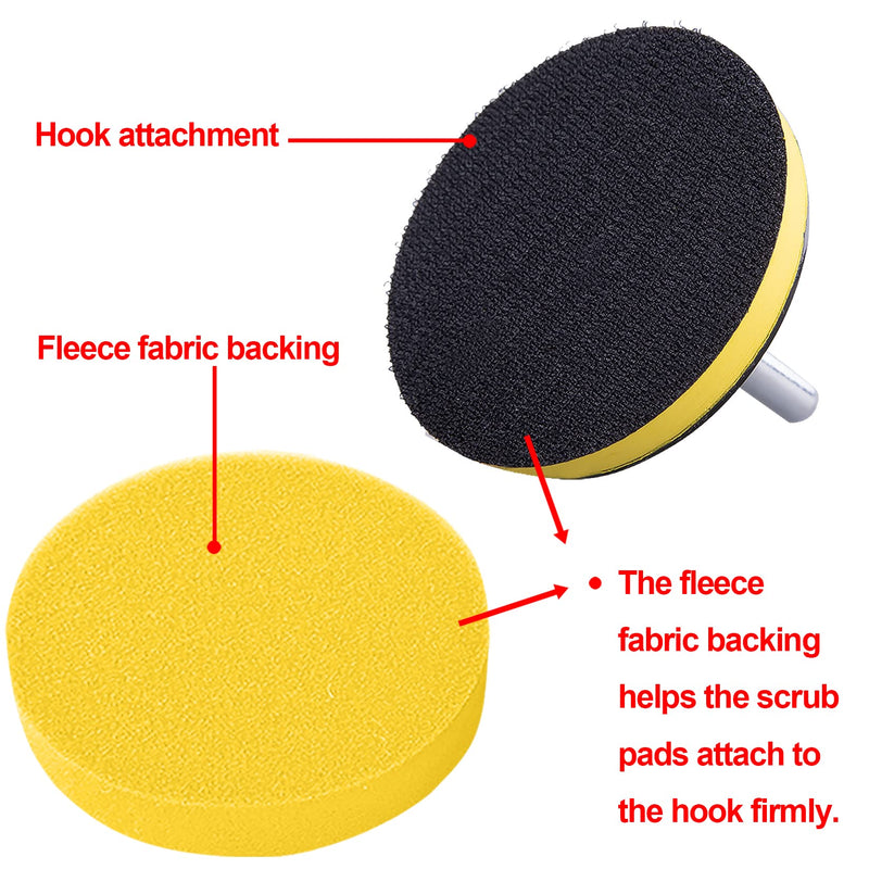 [Australia - AusPower] - SIQUK 9 Pieces Car Buffing Pads 6 Inch Polishing Pads Foam Polisher Pads Car Buffer Attachment for Drill 