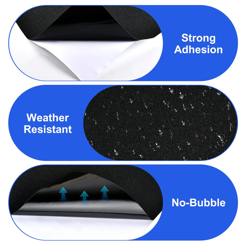 6 Pcs Skateboard Grip Tape, 33" x 9" Black Grip Tape for Skateboard, No Air Bubbles Skateboard Tape Skateboard Griptape, Scooter Grip Tape Sandpaper for Stairs Pedal Wheelchair Steps