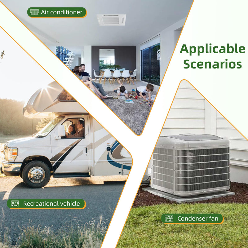 [Australia - AusPower] - CBB65B 45+5 MFD 45/5 uF 370/440V A/C Capacitor Round Dual Run Capacitor Replace for 97F9895 Z97F995,for Heat Pump?Condenser Fan?Air Conditioner Capacitor?HVAC Capacitor-5 Years Warranty 45+5MFD 