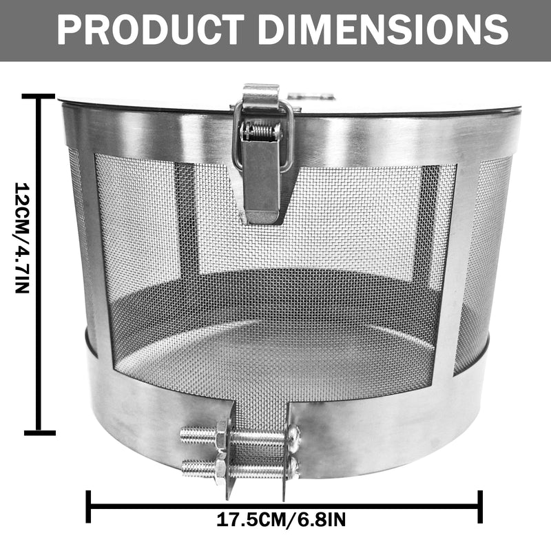 [Australia - AusPower] - Smart Meter Cover E mf Blocker for Home WiFi Blocker Faraday Cage E mf Blockers for Home EMP Protection R F-R adiation S hield Guard Stainless Steel 304 Faraday Box Large E M F Protection 