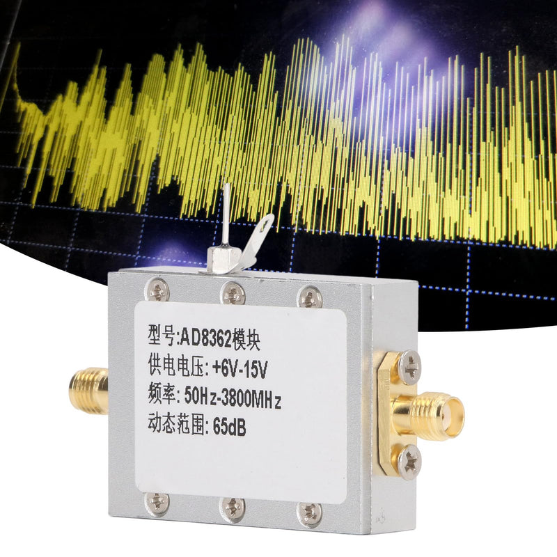 [Australia - AusPower] - AD8362 Digital RF Power Meter, Aluminum Alloy Frequency Detector, 75DBm to 16DBm RF Signal Power Meter for Broadband Power Detection 