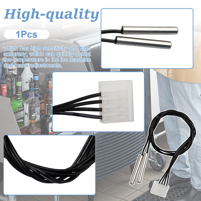[Australia - AusPower] - 11-0545-21 Replacement Temperature Sensor Compatible with Scotsman Ice Machines, Fits Models CME, CME306, CME456, CME456R, CME686, CME810 and CME810RL, Ice Machine Repair Parts 