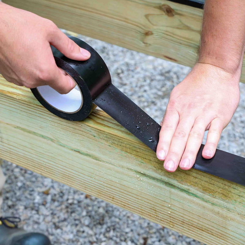 Power Pro Premium Exterior Deck Joist Flashing Tape for Decking, 2" x 50', All-Weather and Waterproof for Deck Protection, 1 Roll 2" x 50'
