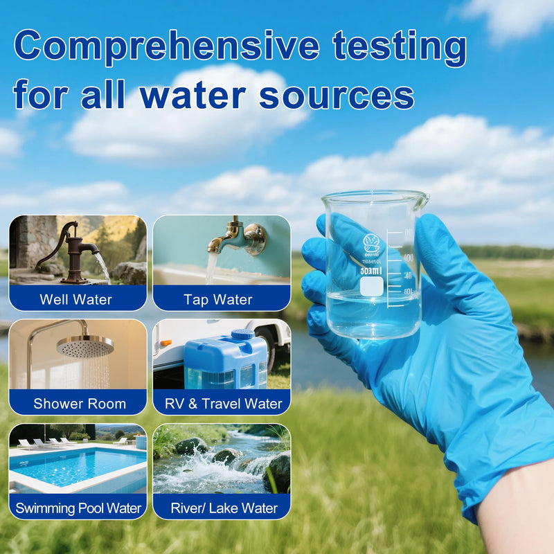 [Australia - AusPower] - Bacteria Test Kits for Drinking Water - 12 Tests Detect Coliform, E.coli & All Bacteria | Home Quality Testing Kit for Well, Tap, Pool, Hot Tub & City Water | Easy DIY Tester with Free Lab Analysis 