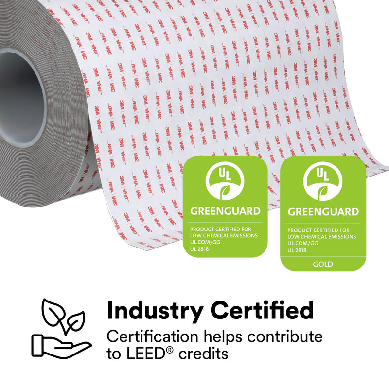 3M VHB Mounting Tape 4941, 1" x 5 yards 0.045 Inches 1 inches
