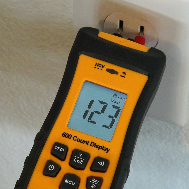 [Australia - AusPower] - IDEAL Electrical 61-557 Voltage and Continuity Tester w/LCD,GFCI,Flashlit and NCVT 