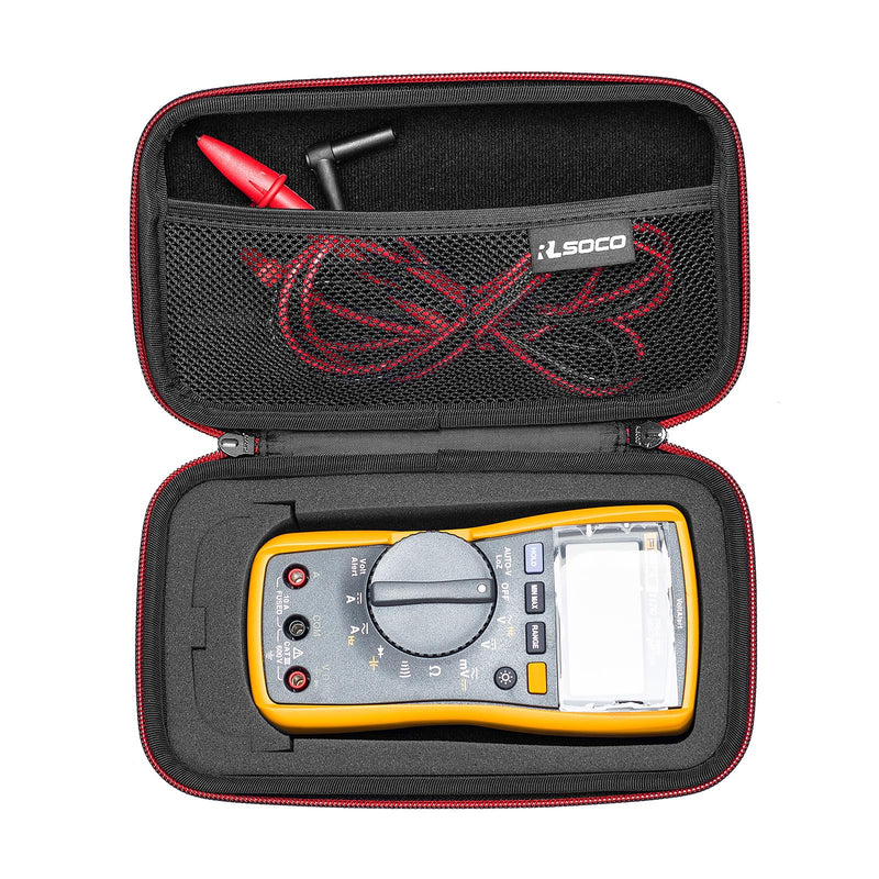 [Australia - AusPower] - RLSOCO Hard Case for Fluke 117/115/116/114/113/177/178/179/233 Digital Multimeter+Fluke T90/T110/T130/T150 Voltage（Case Only） 
