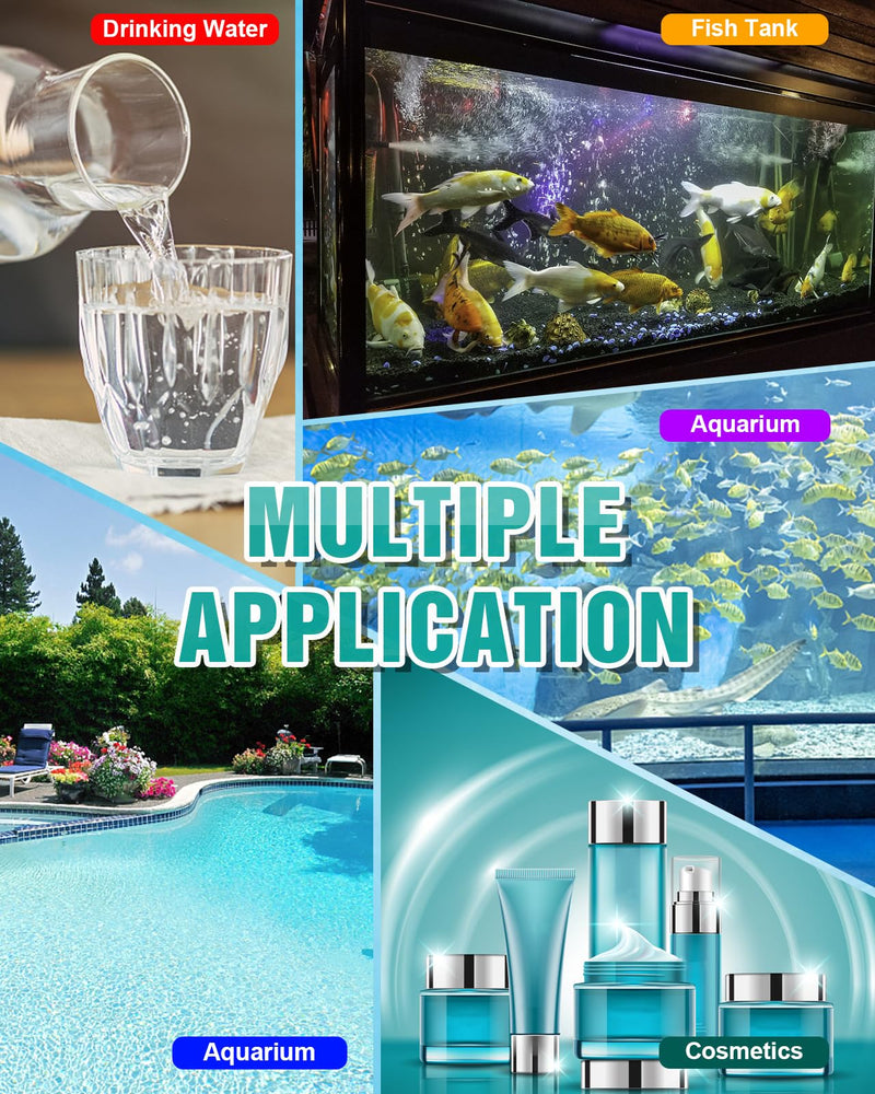 [Australia - AusPower] - 6 in 1 TDS Meter & PH Tester, 0.01 High Accuracy Pool Salt Tester PH Meter for Water, Water PH/TDS/EC/Salt/Temperature Tester(°F/℃), PPM Meter for Drinking Water, Hydroponics, Aquarium and Pool 