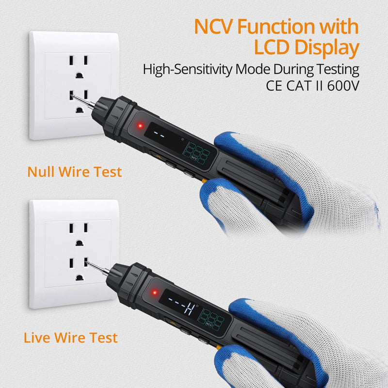 [Australia - AusPower] - Neoteck Professional Electrical Kit: 6000 Counts 2-in-1 Multimeter & Auto Ranging Digital Multimeter, LCD Display, AC/DC Voltage, Resistance, Continuity, Capacitance, Diode 