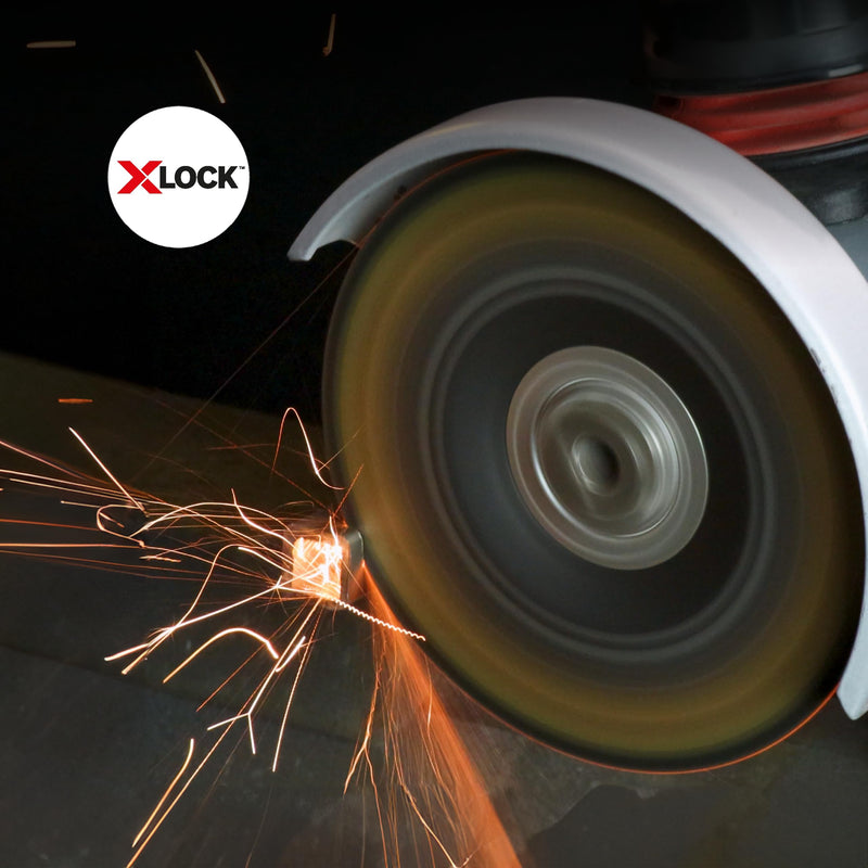 Rhodius XT70 X-LOCK Metal Cutting Disc, 125 x 1.0 x 22.23 mm, Pack of 25 | For stainless steel and steel, made in Germany, fast and precise cuts, good service life, for X-LOCK angle grinder, Alphaline Ø125 x 1,0