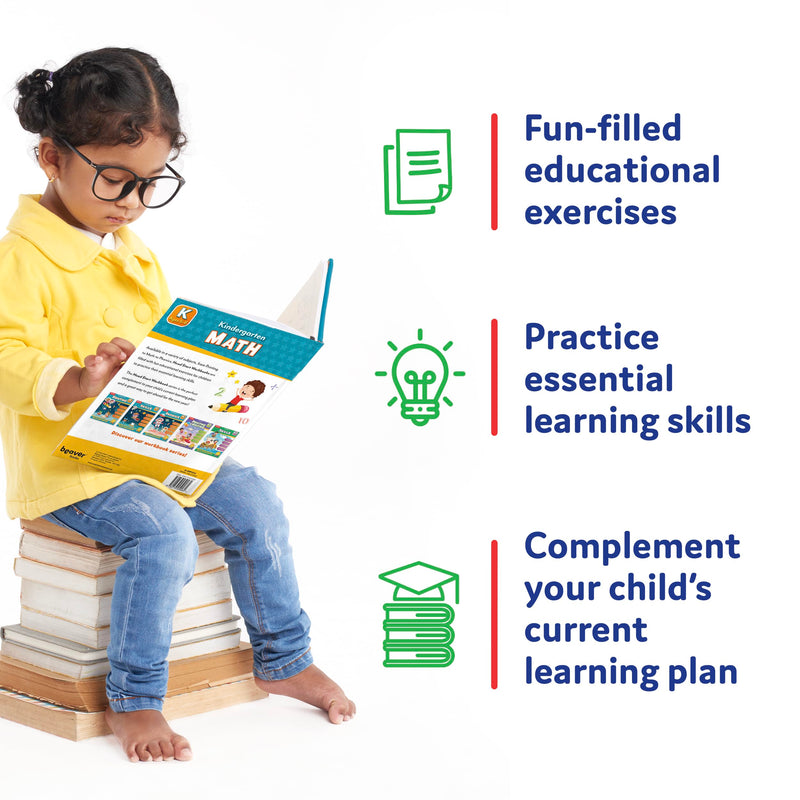 [Australia - AusPower] - Head Start Workbooks for Kids Ages 6-7, Fun 1st Grade Workbooks for Learning Reading and Math Basics, Before School Workbooks with Math, Printing, Writing, Phonics, and Skills Grade 1 