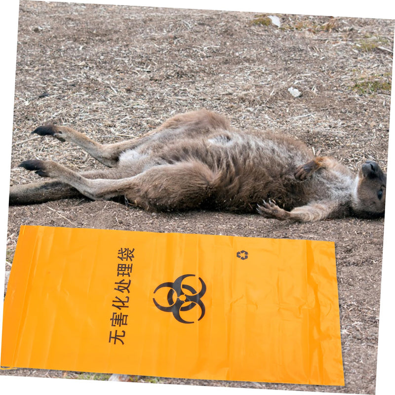 [Australia - AusPower] - HEALLILY Polyethylene Animal Disposal Bag for Safe and Convenient Dead Body Collection Degradation for Farm Use Suitable for Dogs Chickens and Rabbits 
