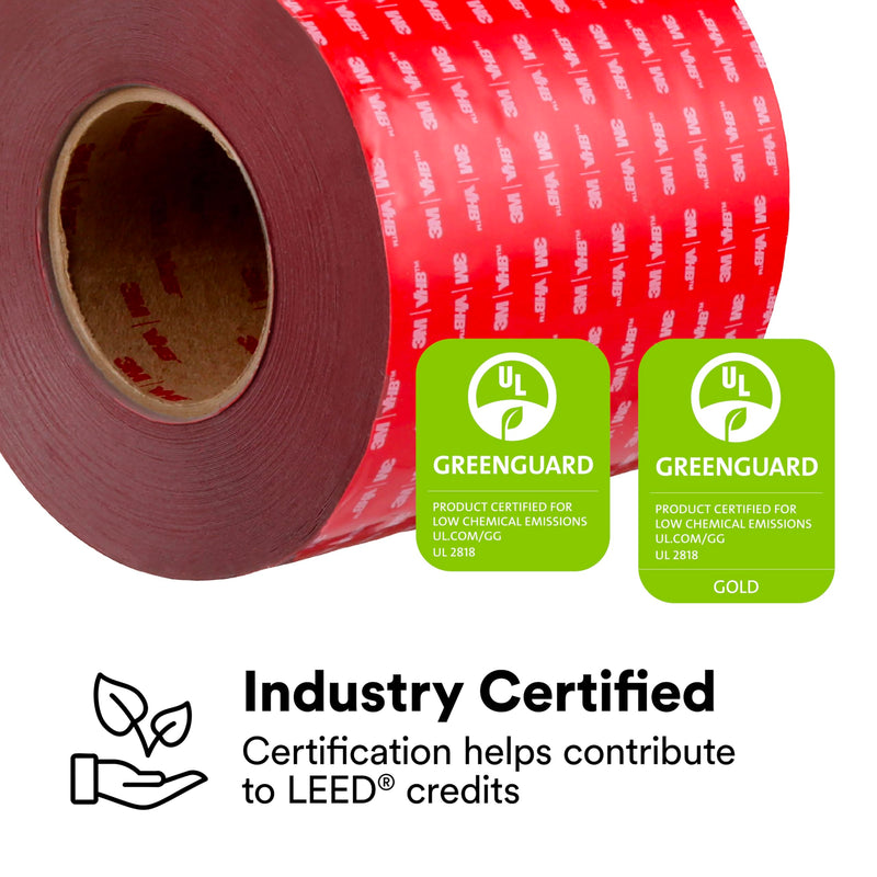 3M VHB Tape 4991, 3/8" x 5 yards, Gray, Double-Sided, Permanent, High Strength, Long-Term Durability