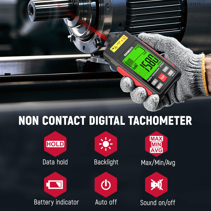 [Australia - AusPower] - KAIWEETS Voltage Tester and KAIWEETS Non Contact RPM Tachometer 
