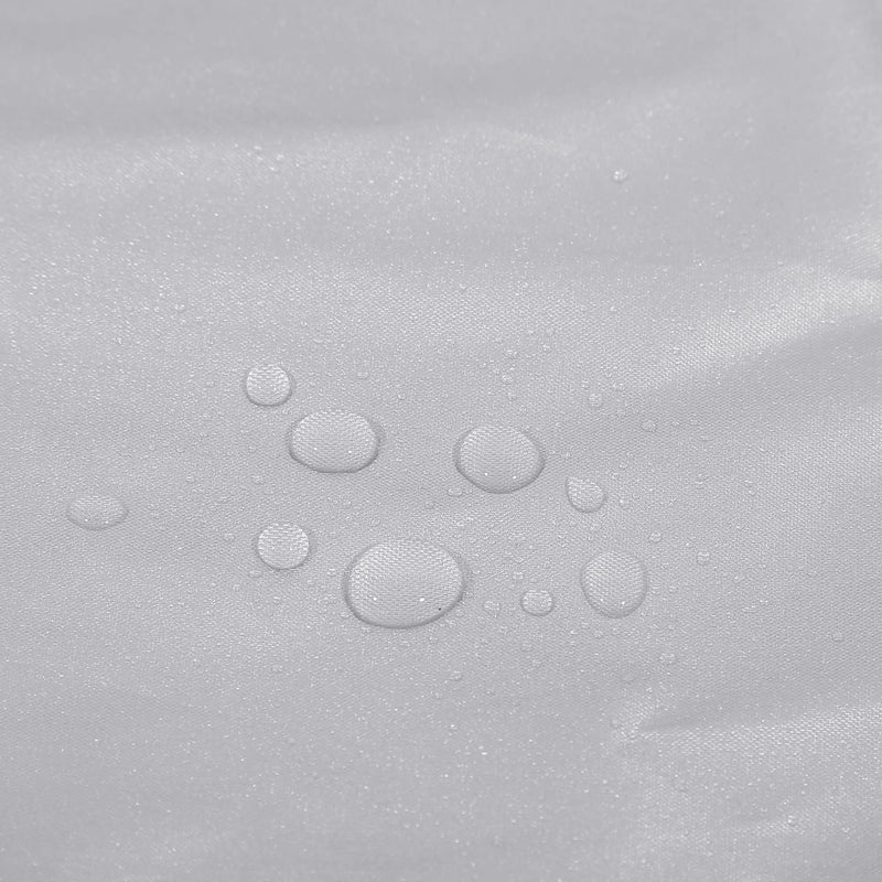 X AUTOHAUX Motorcycle Cover Lightweight Half Cover Outdoor Waterproof Rain Dust Protector Silver Tone XL Size for Most Full Dress Touring Cruiser