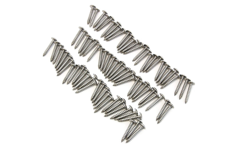 [Australia - AusPower] - 80 Piece Truss Head Screw Set for Dock Bumper Installation Marine Grade Stainless Steel 10 x 1-1/4 Inches SS 10 x 1-1/4" 80 Count - Screw Set 