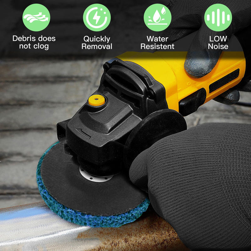 [Australia - AusPower] - BnaFortna 125 x 22 mm CSD Disc Grinding Disc - Diamond Coarse Cleaning Disc for Angle Grinder, Cleaning Disc Set, for Rust Removal, Welds, Paint, Rust (5 Pieces) 