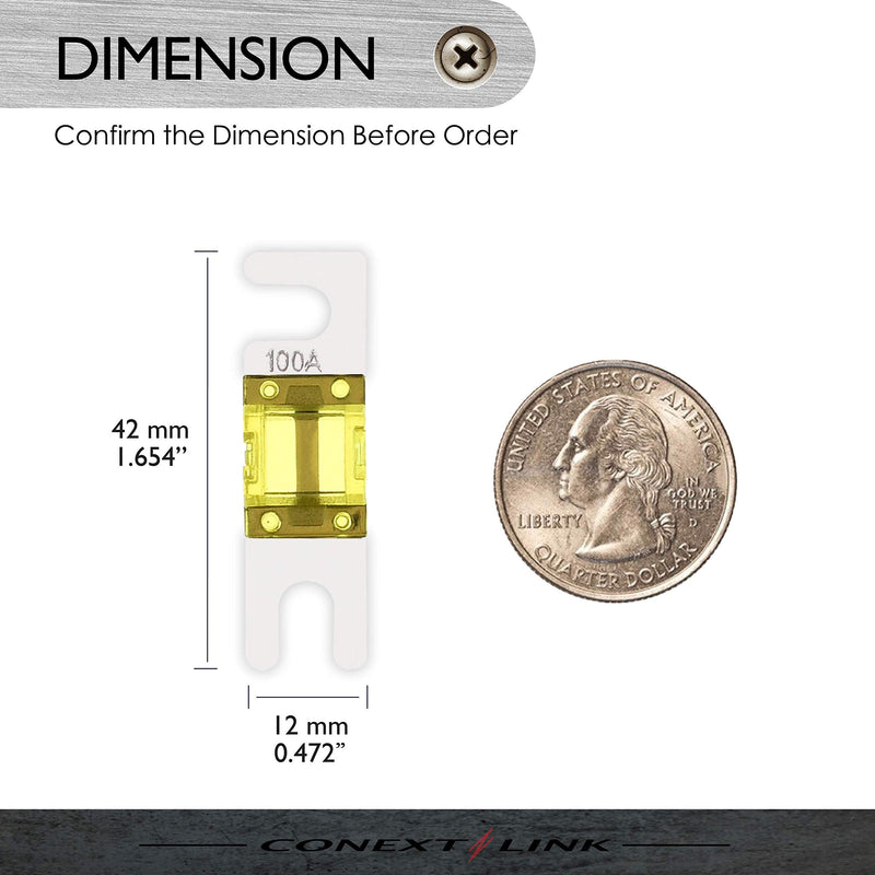 [Australia - AusPower] - Conext Link AFS100-10 Nickel 100 Amp AFS Fuse 10 Pack ?14109? 