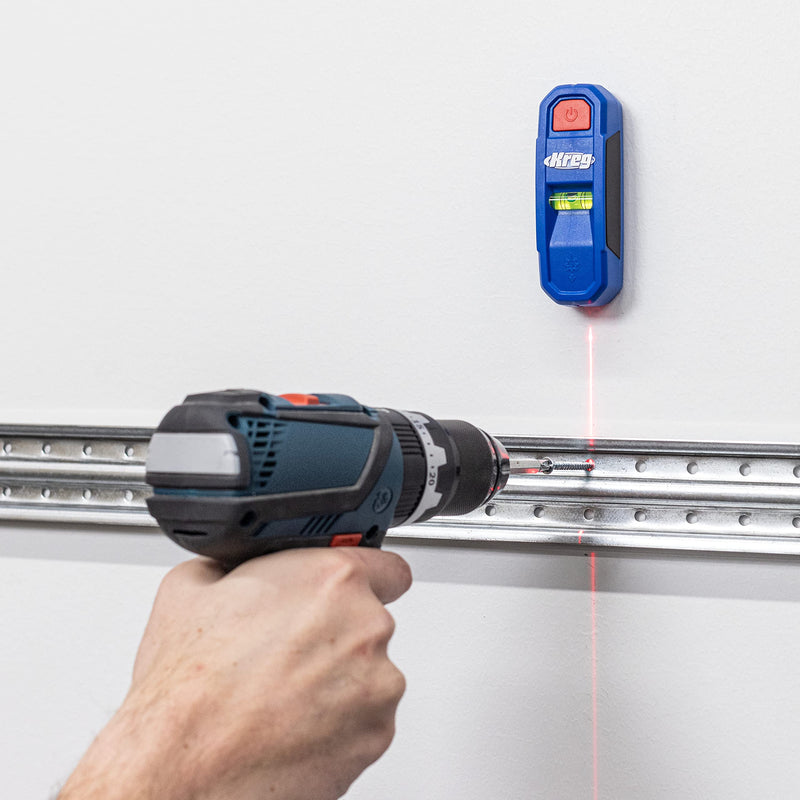 [Australia - AusPower] - Kreg KMM1000LZ - Kreg Magnetic Stud Finder with Laser-Mark - Stud Finder & Wall Scanner - Magnetic Stud Finder Tool - With Precise Stud Magnet 