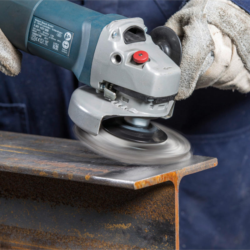 RHODIUS EKBW | 1 x Piece Diameter 100 mm Taper Brush Stainless Steel | Wavy Wire 0.3 mm, M14, Wire Brush Angle Grinder, Cleaning Brush, Steel Brush 1 x diameter 100 wavy - INOX