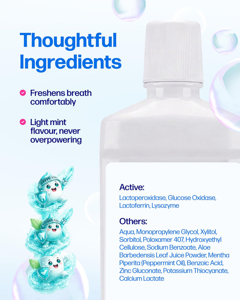Oral7 Dry Mouth Mouthwash - Alcohol-Free Oral Rinse with Xylitol 17 Ounce 16.9 ounces