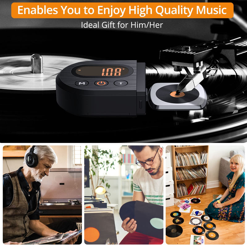 [Australia - AusPower] - Neoteck Professional Audio Calibration Kit: Turntable Stylus Force Gauge & Digital Force Gauge with LCD Backlight, Tonearm Phono Cartridge Adjustment 