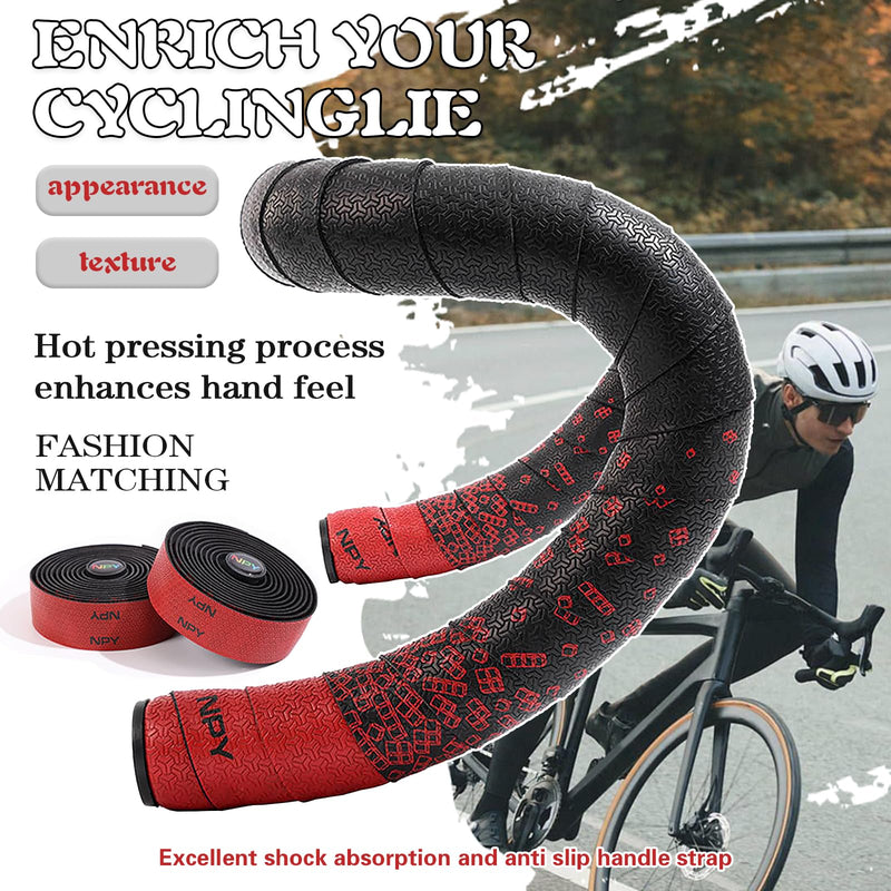 2pcs Bike Handlebar Tapes, Road Bicycle Bar Tape, Absorbent Bicycle Handle Bar Tape, Enhance Your Bicycle Handlebar Grip with These Bar Tape, Wrap Your Bike for an Awesome Comfortable Rid(White) White