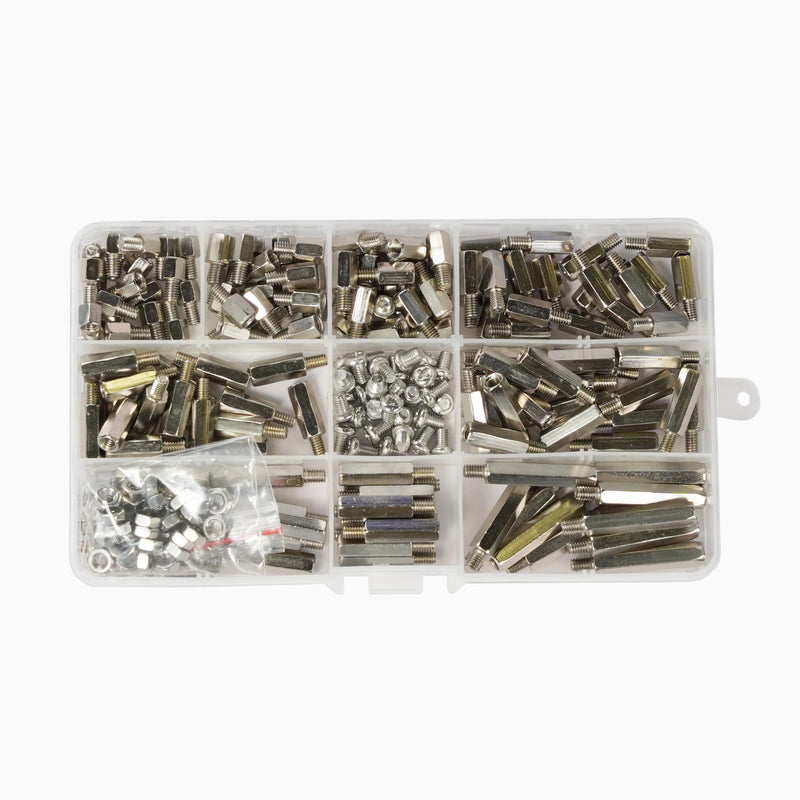 [Australia - AusPower] - M4 Hex Standoff Male Female Metric Thread Spacer Motherboard Spacer Prototyping Accessories for PCB, Quadcopter Drone, Computer & Circuit Board Assortment Kit Carbon Steel m4 