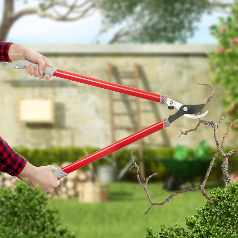 INTERTOOL Bypass Loppers 29" Tree Branch Cutter - Trimmer Pruner for Shrubs & Branches with 2 inch Cutting Capacity - Gardening, Landscaping, Shaping - Long Ergonomic Handles FT-1107