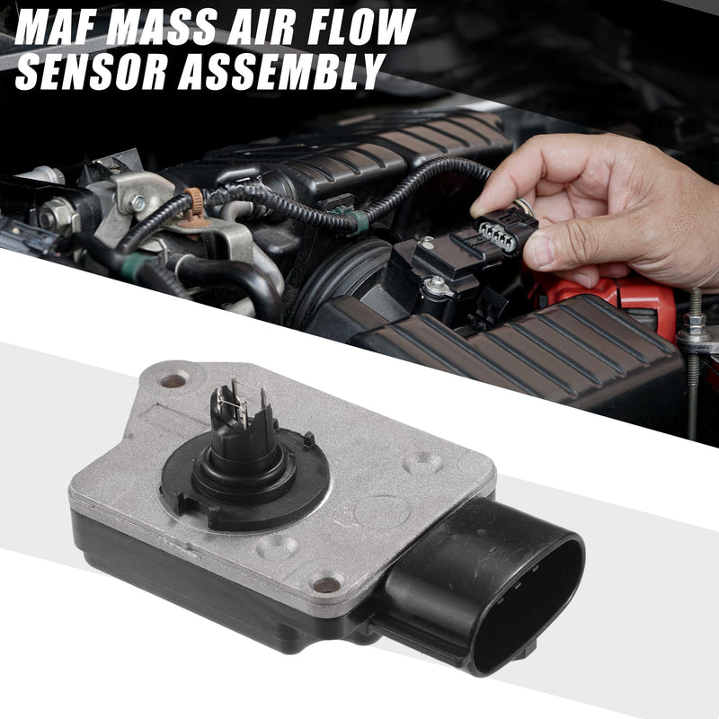 MAF Sensor Assembly No.F37F-12B579-DA MAF Mass Air Flow Sensor for Ford for Ranger 1993-1994 Plastic Black