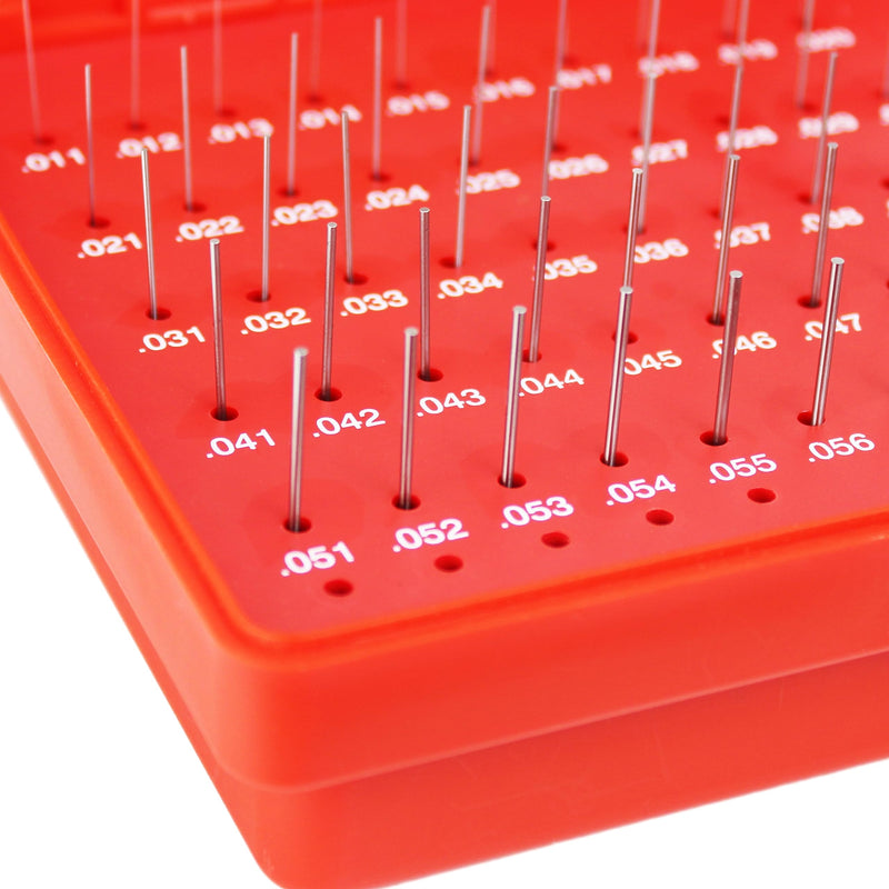 [Australia - AusPower] - HFS(R) Minus Steel Pin Gage Set with Case 50pcs (0.011-0.060") 0.011-0.060" (M0) 50 