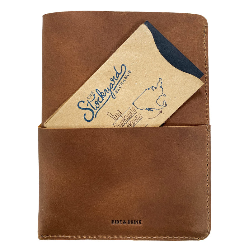 Hide & Drink, Rustic Multi-Tool Pocket Pouch Handmade from Full Grain Leather, Classic Multipurpose Bag, Compact Organizer, Camping Accessories - (Single Malt Mahogany) Single Malt Mahogany