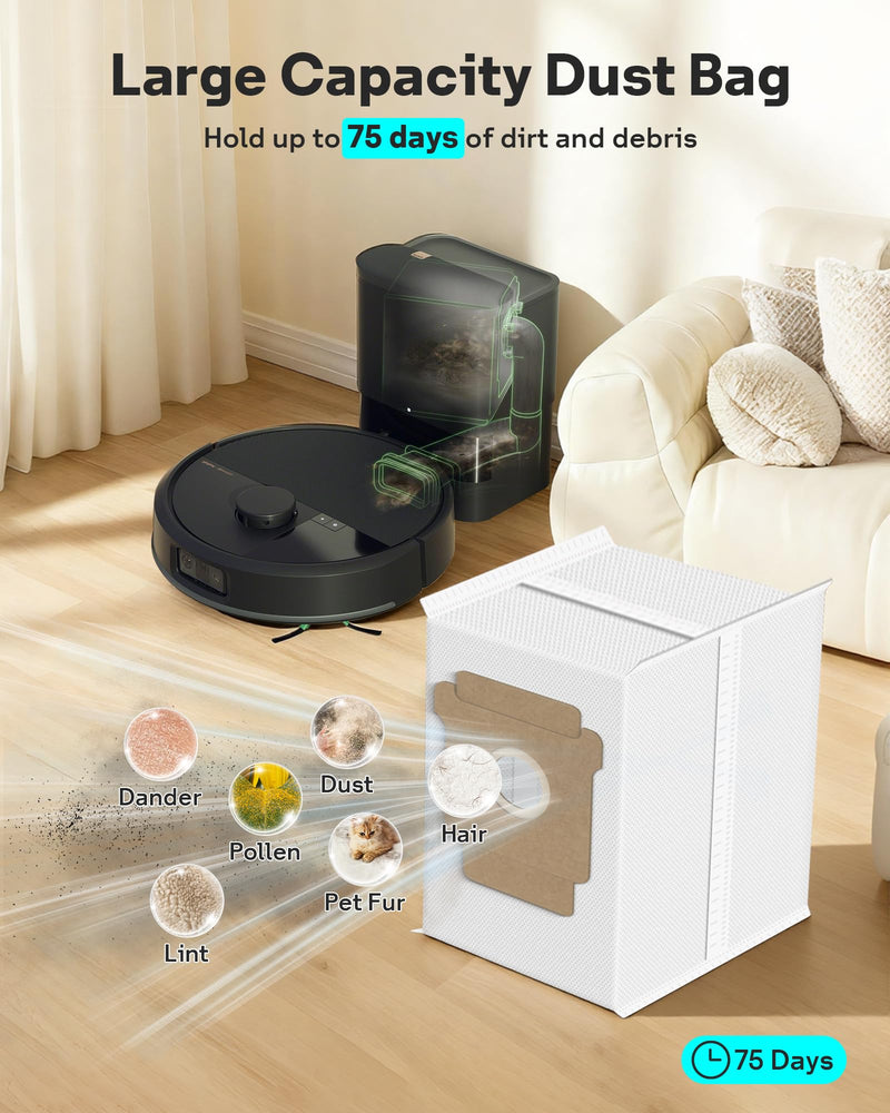 [Australia - AusPower] - Leemone 23 Pcs Replacement Parts for iRobot Roomba Max 705 Vac & Plus 504 Vac Robot Vacuum, 705 Accessories Kit with 4 Main Roller Brushes, 6 Dust Bags, 6 Filters, 6 Side Brushes, 1 Cleaning Brush irobot 705 504 Vac Parts 
