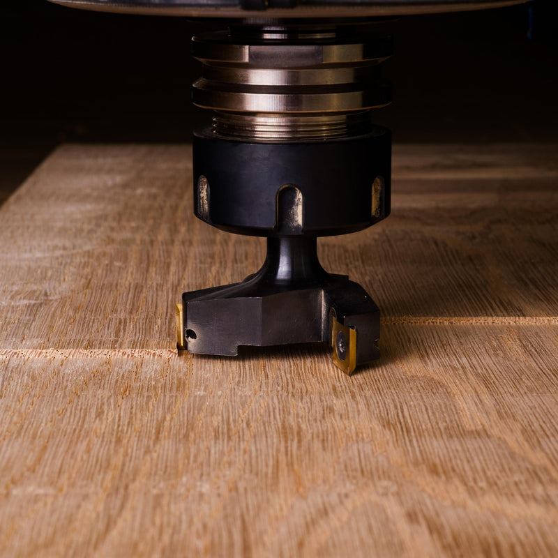 ZahyoX CNC Spoilboard Surfacing Router Bit, 1/2" Shank, 4 Wings, 3" Cutting Diameter, TiN Coated Insert Carbide Slab Flattening Router Bit, Planing Bit Wood Planer Bit for Woodworking 4-Wing