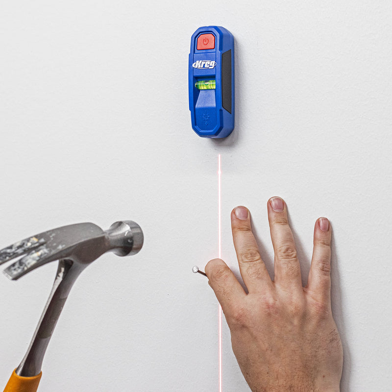 [Australia - AusPower] - Kreg KMM1000LZ - Kreg Magnetic Stud Finder with Laser-Mark - Stud Finder & Wall Scanner - Magnetic Stud Finder Tool - With Precise Stud Magnet 