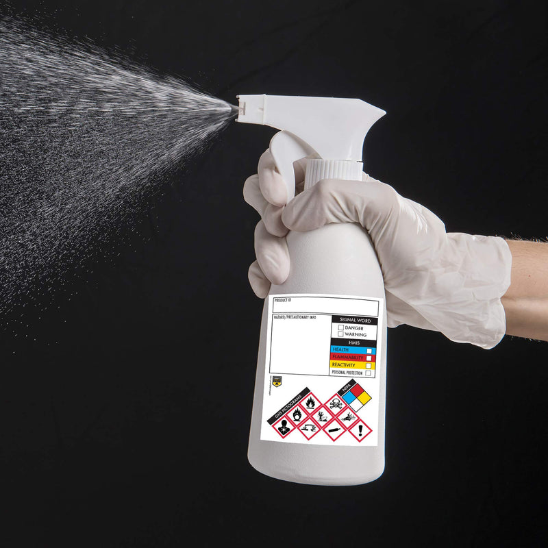 [Australia - AusPower] - Safety Data Sheet Stickers/MSDS Stickers, 3" x 4", Roll of 250, Tough Tear-Proof, Right To Know- Chemical Identifying and Marking Sticker Decals 