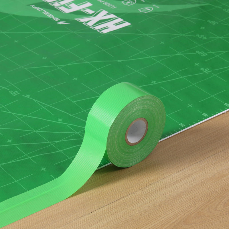 1.97" x 164‘ Seam Tape - Duct Tape Edge Tape Heavy Duty Multi-Purpose, Hand-Tearable, No Residue, Green, 1 Roll 1.97" x 164' 1Roll