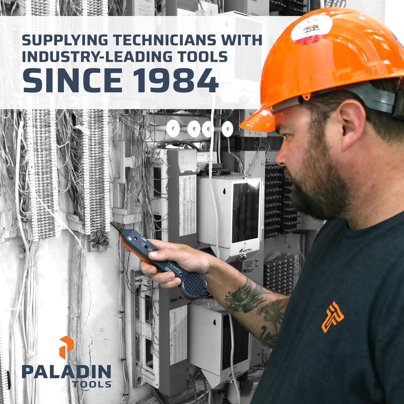 Paladin Tools PA1461 Pro-Grip Crimper | Closed Barrel D-Sub Crimper | 12-20 AWG, 4 Way Indent | Professional Grade
