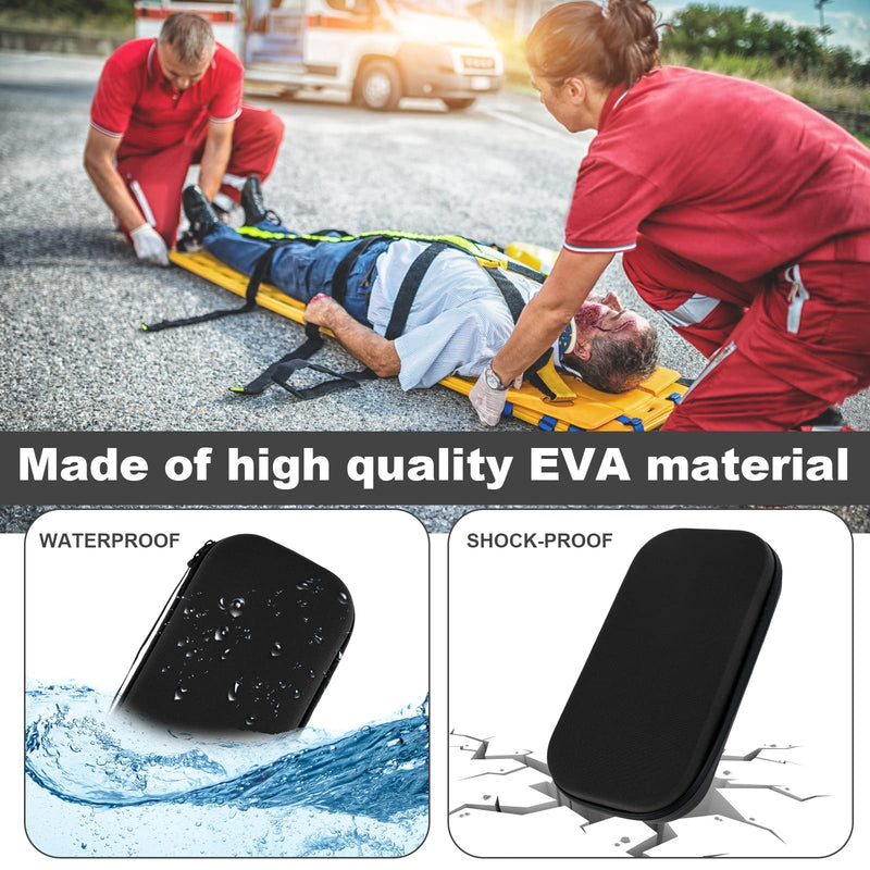 [Australia - AusPower] - Stethoscope Case Bag,Shockproof Stethoscope Carrying Case, Portable Lightweight Stethoscope Storage Bag for Nurses Doctors Travel Black 