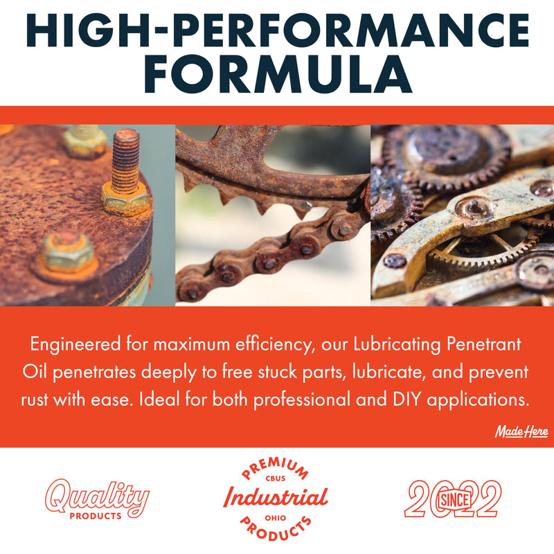 [Australia - AusPower] - Multi-use Lubricating Penetrant Oil - High-Performance, Rust Prevention, Non-Toxic Formula, 4oz - Ideal for Home, Automotive, and Industrial Use Multipurpose Oil 4 Oz (Pack of 1) 