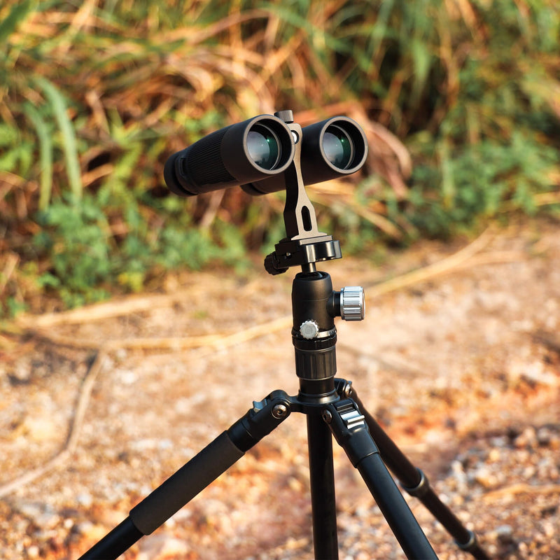 [Australia - AusPower] - Aluminum Binocular Tripod Adapter, Arca-Swiss Adapter for Binoculars with 1/4" -20 Thread 