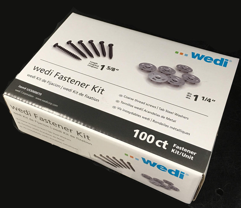 Wedi Fastener Kit - Screws & Tabbed Washers - US5000070