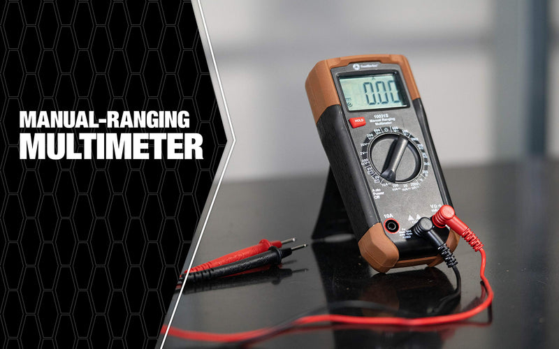 [Australia - AusPower] - Southwire 10031S Manual Multimeter, 0-600VAC, +/(1.2 percent +10) Accuracy, ABS, black Brown 