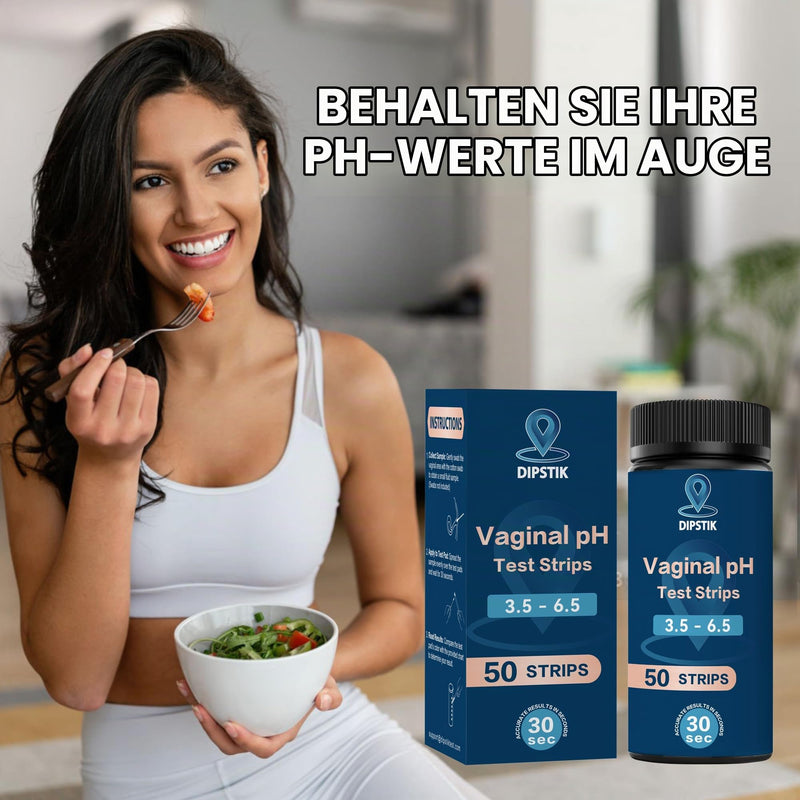 Feminine PH Test Strips, Pack of 50 Vaginal pH Test Strips for Women with Yeast Infection, BV Test Kit for Home