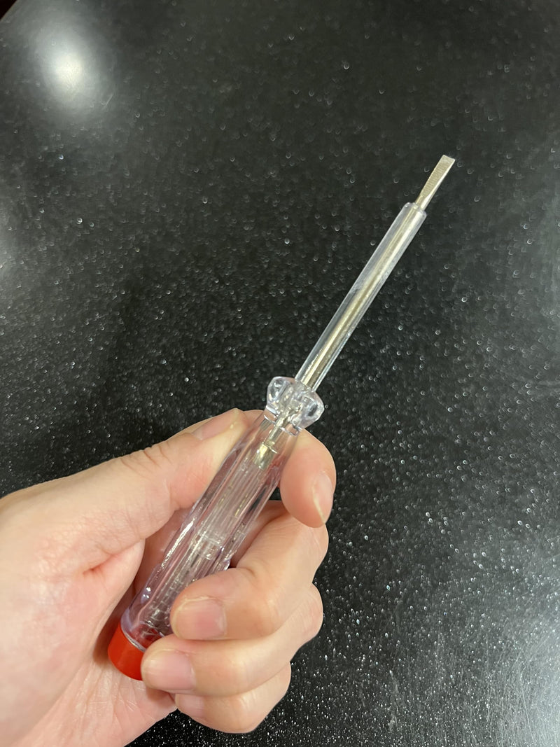 [Australia - AusPower] - Voltage Tester 110-250V with 3mm Screwdriver, Voltage Detector 