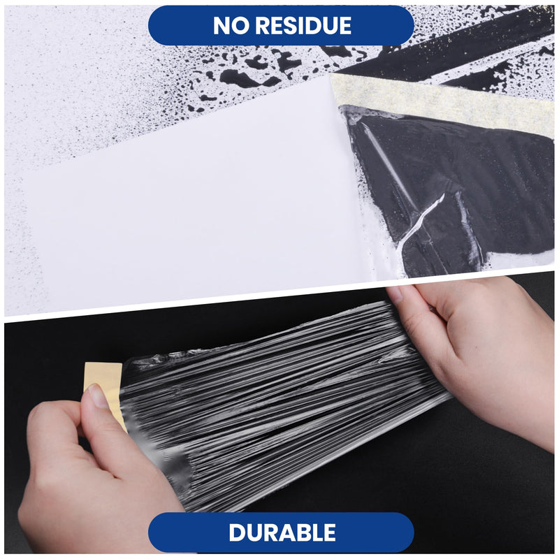 ADHES Pretaped Masking Film with Dispenser, 550mm x 33m (22in x 108ft), Paint Protection Plastic Drop Cloth for Painting, Automotive, Furniture and Floor Covering 22in x 108ft 1