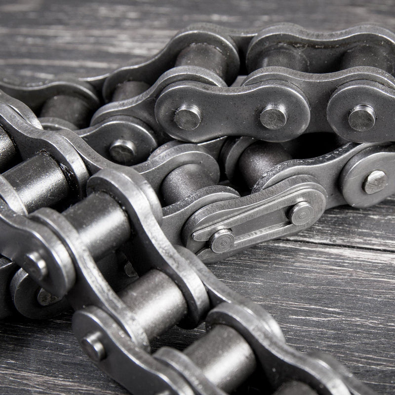 [Australia - AusPower] - uxcell 10Pcs Chain Master Connector Link Roller, 3/8" Pitch Carbon Steel, Standard Connecting Split Links for 06B Chain 