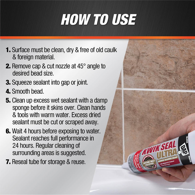 [Australia - AusPower] - DAP 18916 Kwik Seal Ultra Biscuit 5.5 oz Premium Siliconized Sealant 