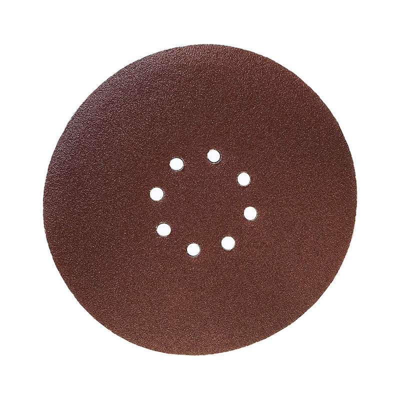 Professional Sanding Discs │ Pack of 30 │ 8-Hole │ Diameter 225 mm │ Each 5 x Grit 40/60/80/120/180/240 │ Self-Adhesive │ for Long Neck Sanders │ Sanding Sheets │ Sandpaper │ Sanding Pads │ by FD-Workstuff