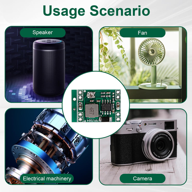 [Australia - AusPower] - Pack of 10 Mini Step Down Converter Module, DC-DC Buck Converter, 4.5-28V Voltage Converter, Ultra Small DC-DC Converter, 24V to 12V 9V 5V 3V Step Down Adjustable Converter 